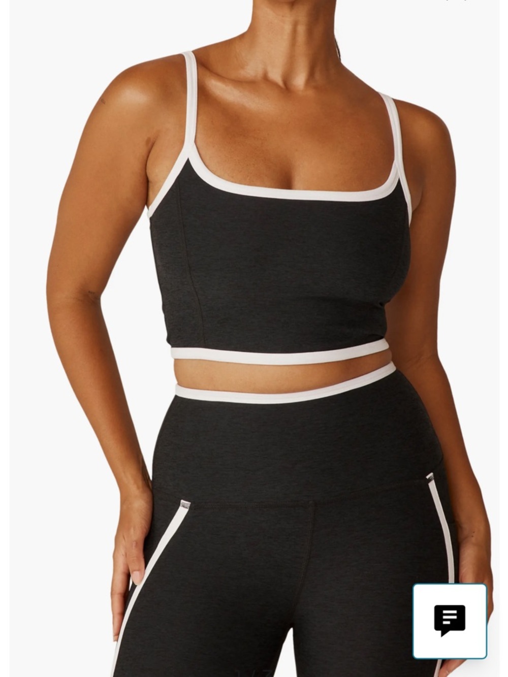 New Moves Space Dye Crop Camisole